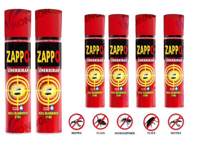 ZAPPO Insecticide Flying Insect Spray For Hotel / Home Defence Bug Spray